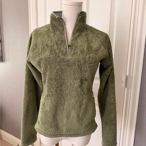 The North Face Olive Fleece Jacket